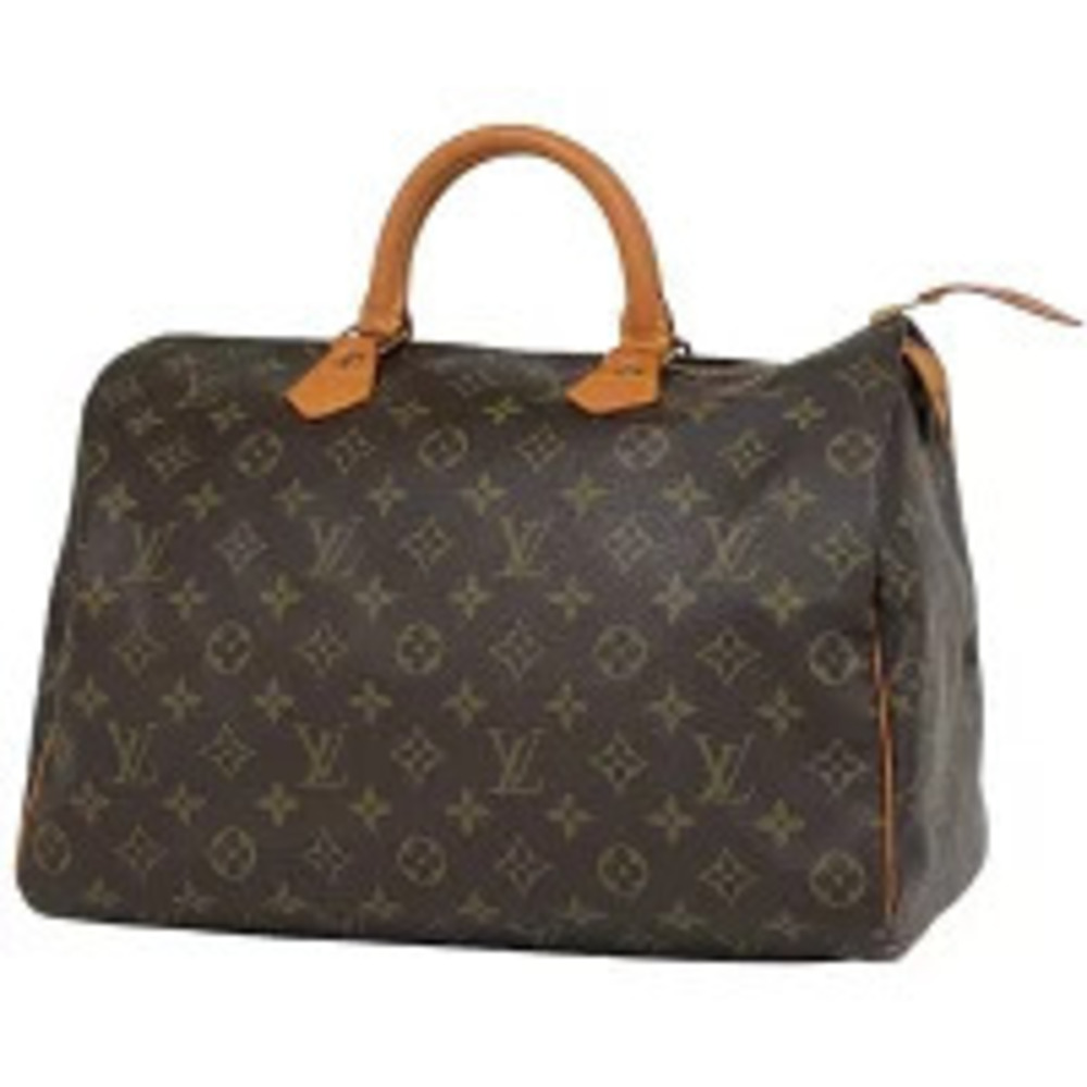 Louis Vuitton Speedy Boston Bag Commuter Handbag Monogram Brown